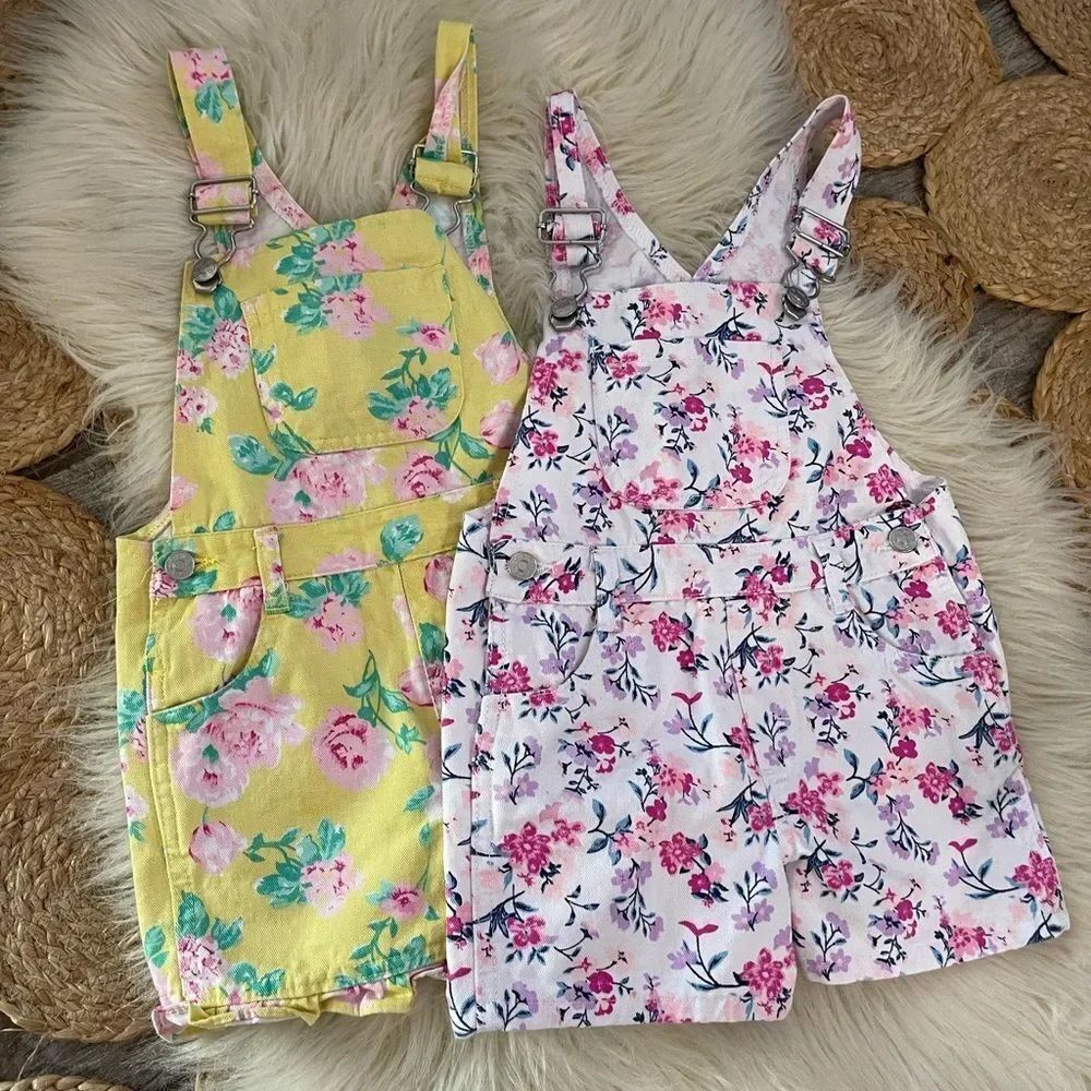 Toddler Girl Overalls Bundle